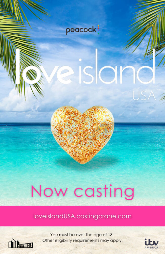 Apply Now for Love Island USA Season 7 - City Media Entertainment is the official audition / casing company for season seven of love island usa. vertical story image