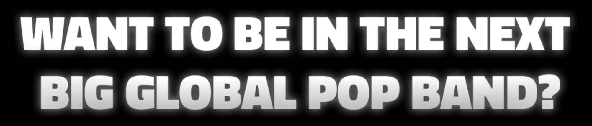 Want To Be In the Next Big Global Pop Band? Who's in the Band - Casting by City Media Entertainment